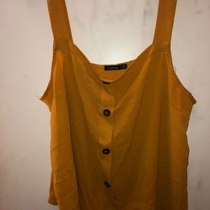 Tank top with square neckline